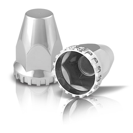 Hd Driven Nut Cover Plastic Dome Flat Screw On 33mm 076-07609